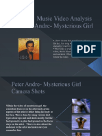 Music Video Analysis Peter Andre-Mysterious Girl