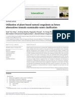 Choy Et Al. (2014) - Utilization of Plant-Based Natural Coagulants As Future Alternatives Towards Sustainable Water Clarification