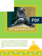 Governpreneurship