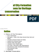 History of City-Formation and Lessons For Heritage Conservation