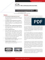 Transcend 800: High Performance IP, TDM, and Broadcast Microwave Radio