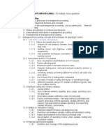 MANAGEMENT SERVICES (MAS) (70) Multiple Choice Questions. 1.0 Management Accounting