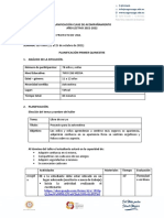 Planificación Horas de Acompañamiento Semana Siete