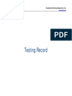 Testing Record: Shandong Kerui Petroleum Equipment Co., LTD