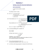 Statistics 1: Hypothesis Testing Using The Binomial Distribution