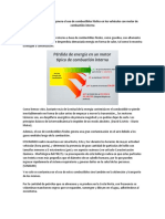 La Contaminación Que Genera El Uso de Combustibles Fósiles en Los Vehículos Con Motor de Combustión Interna