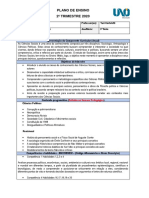 Plano de Ensino Sociologia - 2º Trimestre de 2020 - 3 Série Do Ensino Médio