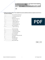 Unit 7 Progress Test B: Grammar