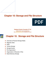 Storage and File Structure