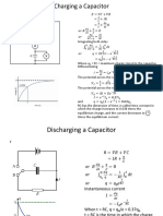 Charging Discharging A Capacitor