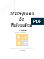 Plano de Matemática - Ferretto