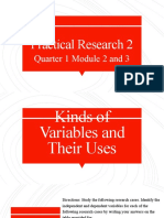 Practical Research 2: Quarter 1 Module 2 and 3