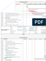 Programación de Obra en Gantt