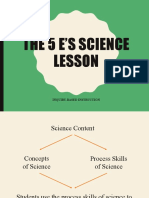 The 5 E'S Science Lesson: Inquiry-Based Instruction