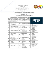 Activity 28 Career Interests Areas