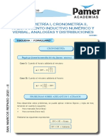 RM - R3 - Cronometría I, Cronometría II, Razonamiento Inductivo