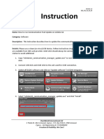 How To Run Communication Tool Update On EGlobe G2 QM - CW - SO - G2 - 08