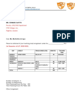 Teachers Schedule For HR