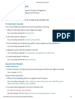 Physioex Lab Report: Pre-Lab Quiz Results