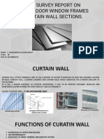 Sections of Aluminium Doors/windows and Curtain Walls