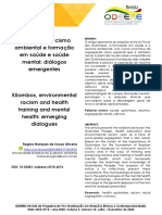 Quilombos, Racismo Ambiental e Formação em Saúde e Saúde Mental Diálogos Emergentes
