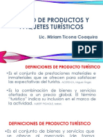 Diseño de Productos y Paquetes Turísticos