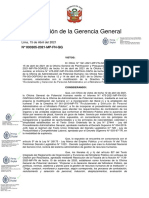 Resolución de La Gerencia General: #000305-2021-MP-FN-GG