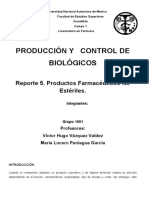 REPORTE 5. Productos Farmacéuticos No Estériles.