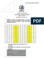 Practica No.1 Compuertas Logicas Pedro Sánchez 2018-1191