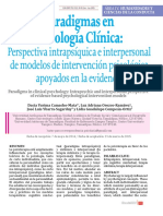 Paradigmas en Psicologia Clinica