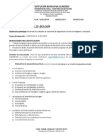 GUIAS de APRENDIZAJE # 7 Oscar Garcia GRADO SEXTO Ciencias Naturales-Geometría-Estadística y Edu - Fisica