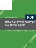 Mediation at The Court of Tax Appeals (CTA)