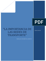 La Importancia de Las Redes de Transporte