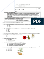 Evaluación Ciencias