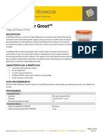 Technical Data Sheet Krystol Repair Grout Spanish