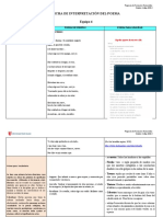 Avance - Ficha de Interpretación Del Poema