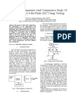 Design of Comparator and Comparative Study of Encoders in A 4-Bit Flash ADC Using Verilog