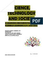 Science, Technology and Society: A Learning Resource Pack For FLEXIBLE LEARNING A.Y. 2021-2022