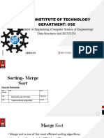 Apex Institute of Technology Department: Cse