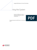 Starting The System: Keysight I3070 Series 5 In-Circuit Test System