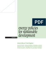 Energy Policies For Sustainable Development