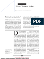 Reliability and Validity of The Ocular Surface Disease Index