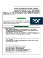 The Adult Probation Law of The Philippines (Probation Requisites)