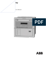 Voltage Relay REU 610 REU 610: Technical Reference Manual