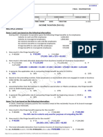 Tax 01 FINALS Oct 6 2018 BSA4 Answer Key