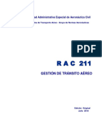 RAC 211 - Gestión de Tránsito Aéreo