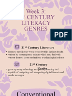 21st Century Literature Genres