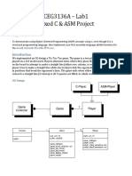 CEG3136A - Lab1 Mixed C & ASM Project: Objectives