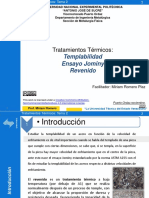 CLASE 5. Tema 2. Templabilidad. Revenido