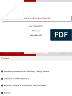 Continuous Random Variable